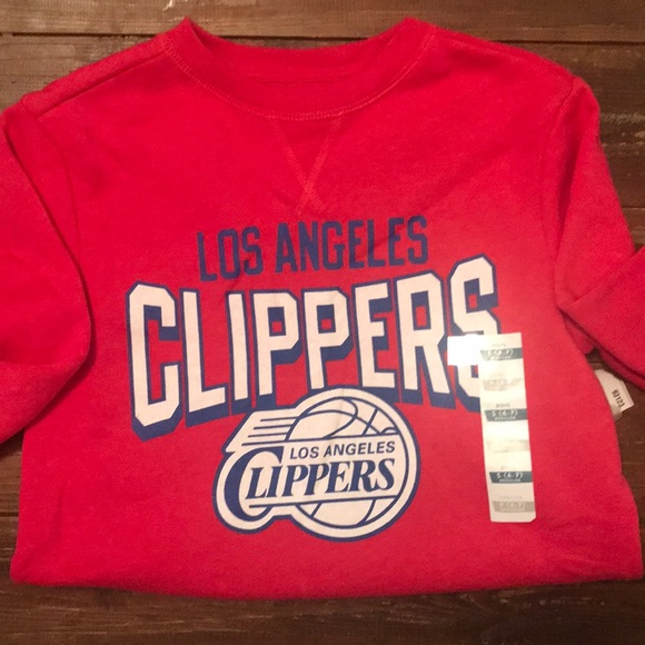 Los Angeles Clippers NBA sweatshirt boys S/P 6-7 - Picture 2 of 4